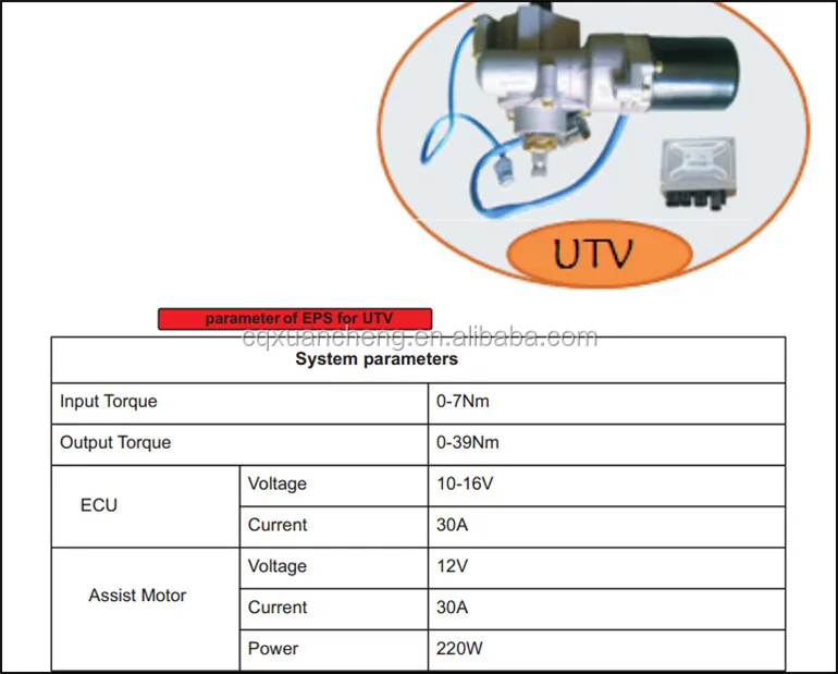High Quality Electric Power Steering For Atv/utv For Canam Renegade