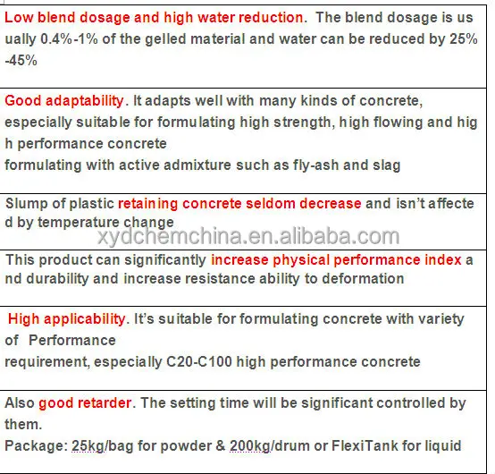 Chinese supplier liquid polycarboxylic acid for constructure