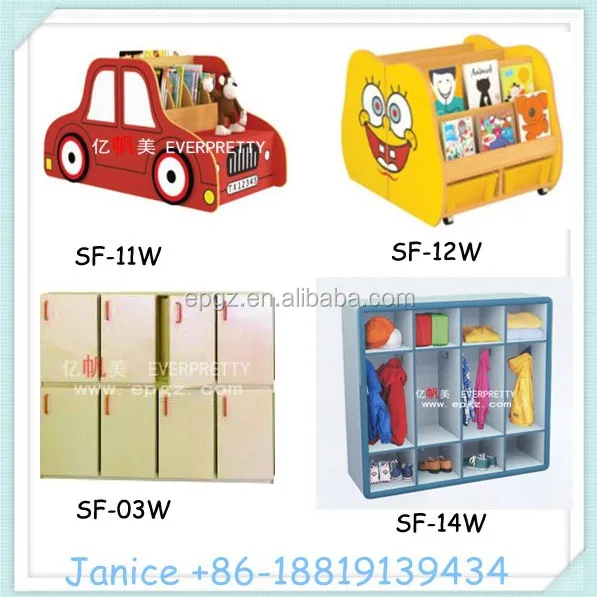 Mdf Estantes De Almacenamiento Con La Bandeja/niños Gabinete De