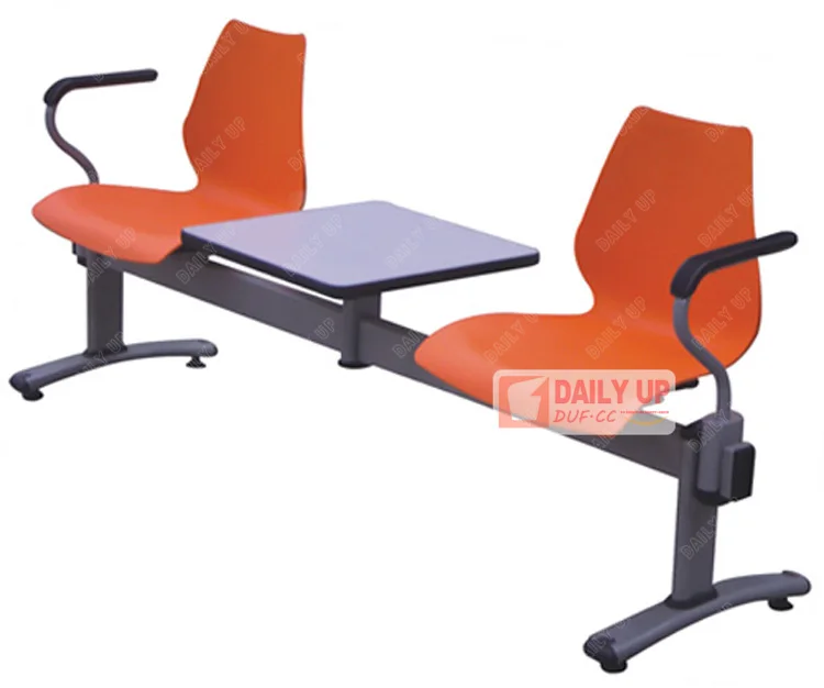 Home Tea Desks and Seating Bench Double Seater Link Chairs Outdoor Tables and Chairs Office Waiting Room Furniture