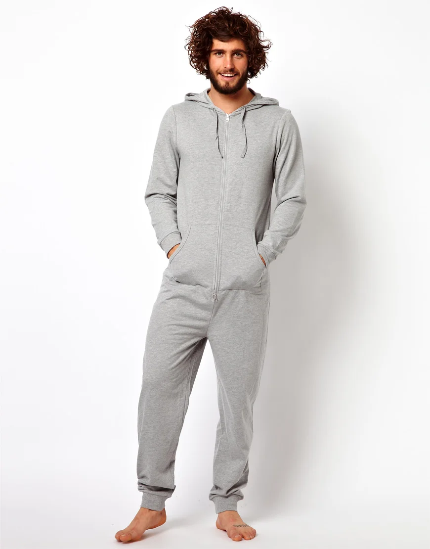 New Look Grey Adult Jumpsuit Pajama Wholesale - Buy Adult Jumpsuit ...