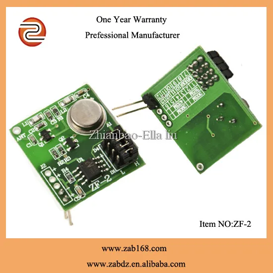 With Decoding Chip Wireless Rf Receiver Module Pt2262 Zr7az - Buy With