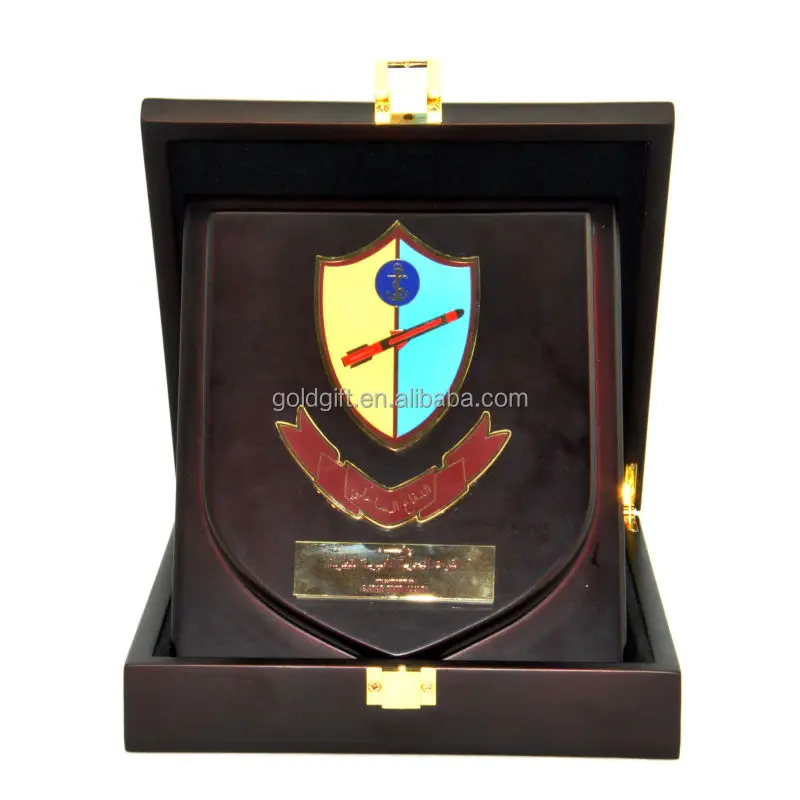 Shenzhen Supplier The Wooden Plaques Award With Wood Box For Gifts