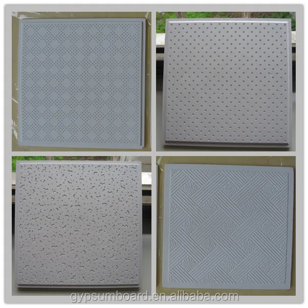 606 606mm Color Grg Tiles Glass Fiber Reinforced Gypsum Board