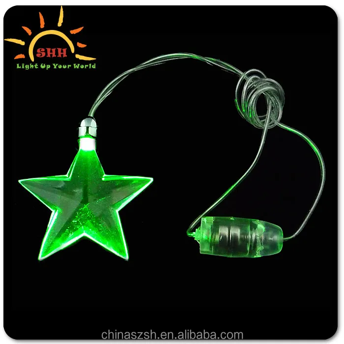 Novelty Flashing Led Necklace,Promotion Gifts,Led Flashlight Necklace
