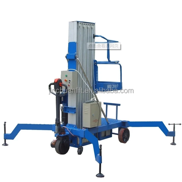 Single Mast Aluminum Alloy Electric Ladder Elevator Buy Single Mast