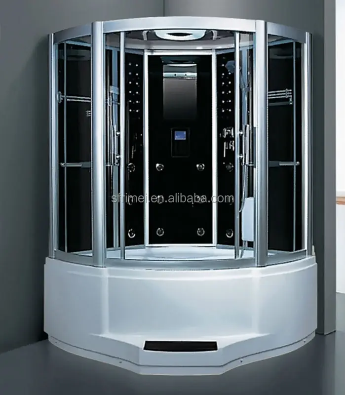 K7037 Portable Homes For Sale Tempered Glass Steam Bath Portable