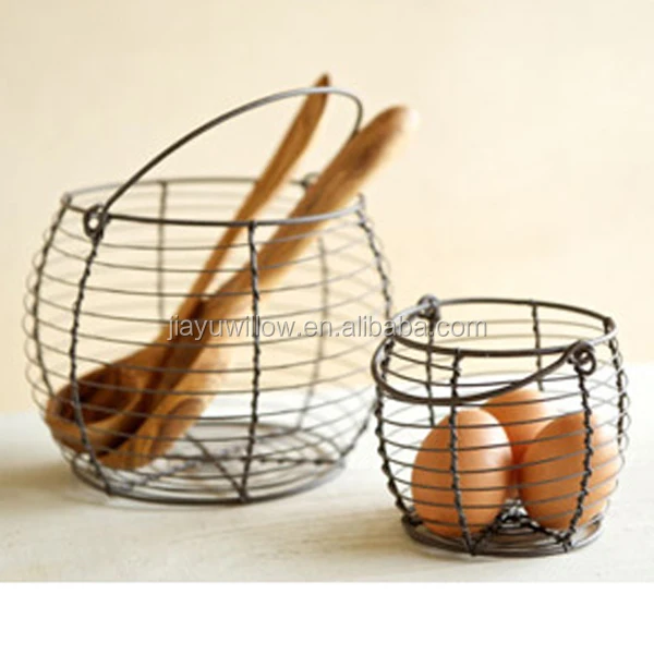 Wholesale Wire Baskets Round Stainless Steel Wire Basket Wire Mini