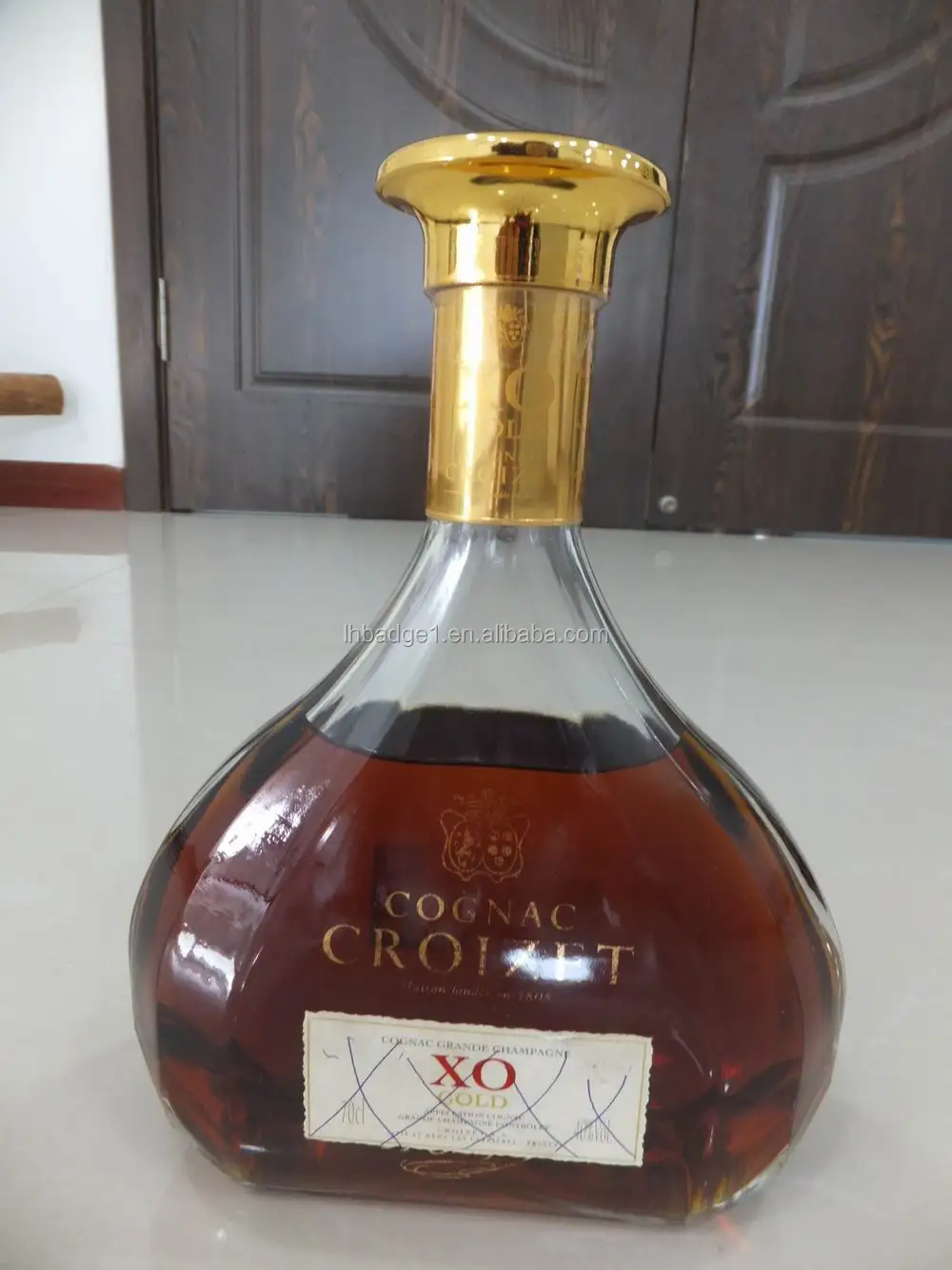 Shiny Silver/gold Whiskey Metal Bottle Cap,High Class Xo Bottle Metal