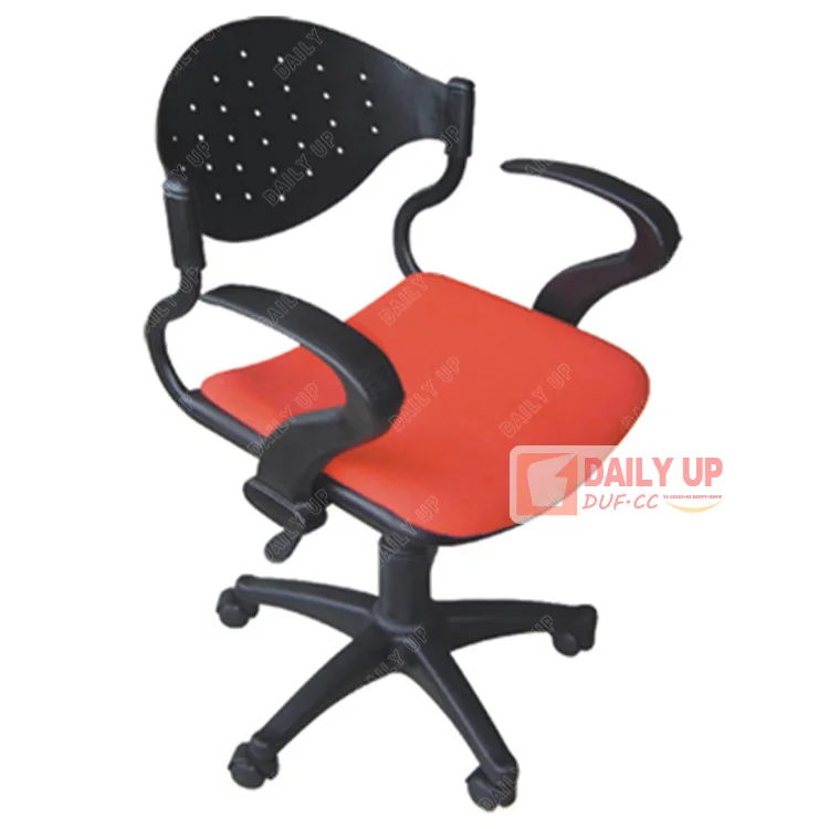 Revolving Staff Chair Conference Chair with Armrest Screws For Office Chair Reception Malaysia Furniture Factory