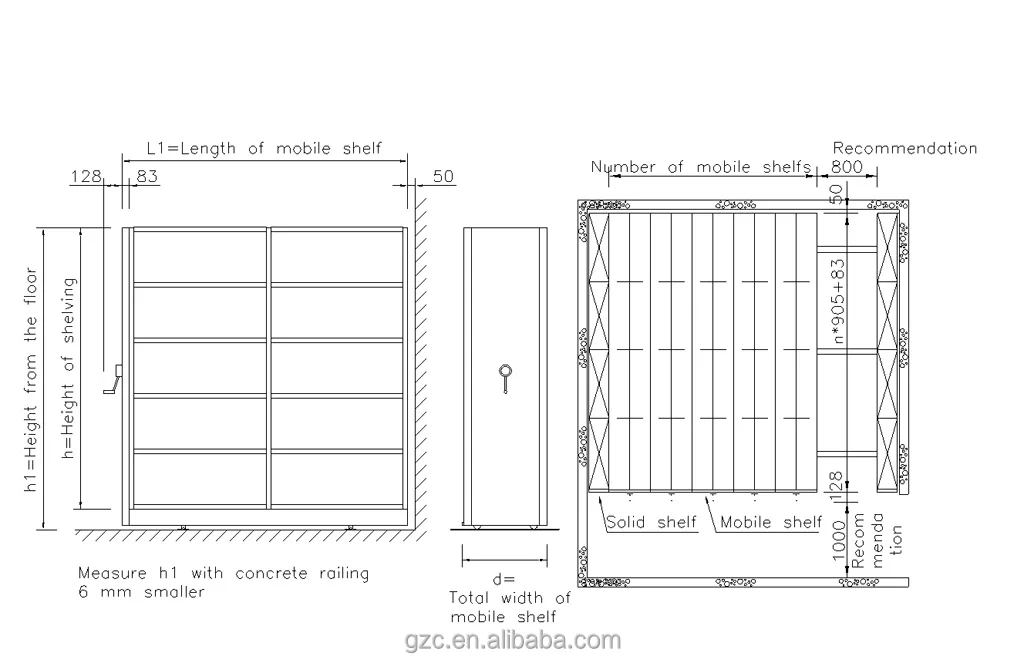 Library Hospital Archives Management Compact Mobile Shelving - Buy ...