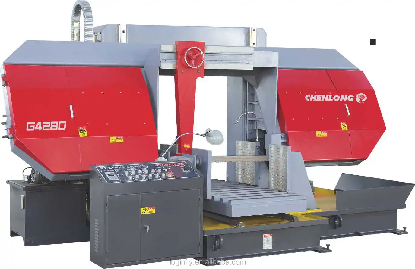 800mm Heavy Duty High Quality Semi Automatic Band Saw Steel Bar Cutting