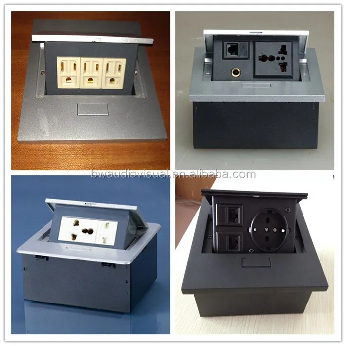 Bwt60 Zinc Alloy Modular Power Socket With Usb Charger/pop Up Switch