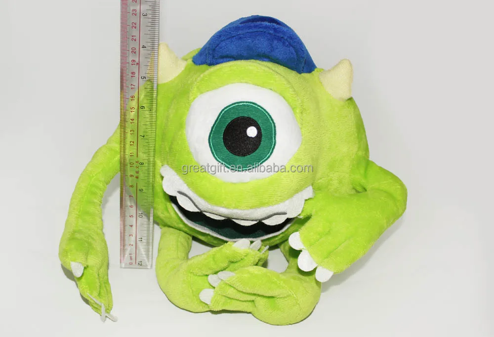 Mainan Mewah Mata Besar Hijau Rakasa Boneka Kartun Hewan Mainan