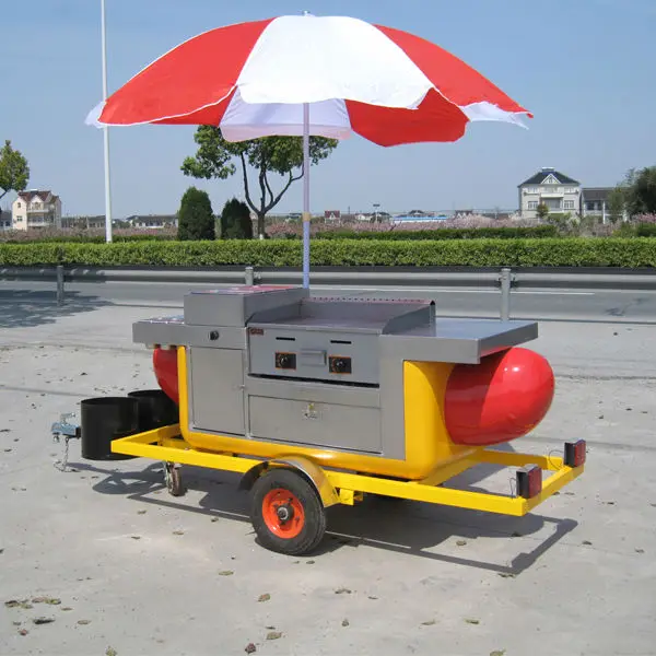 Shanghai Jxhs230 Custom Enclosed Hot Dog Cart Umbrellas For Sale Buy