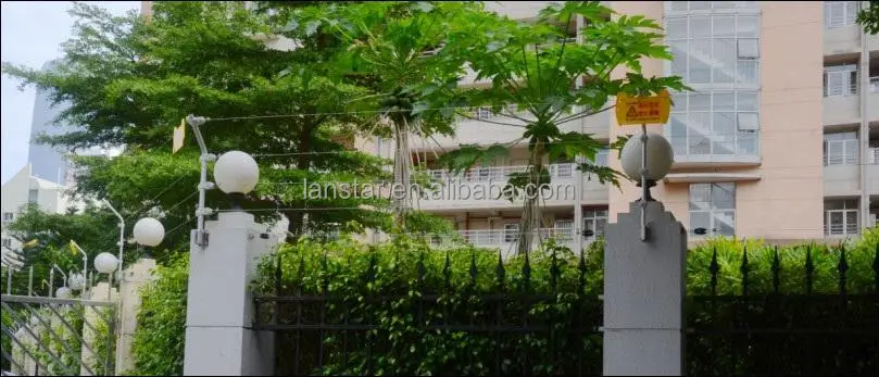 Electric Fence Energizer with Remote Control for Anti-thief Perimeter Security Fence | Burglar Deterrent GSM Alarm System