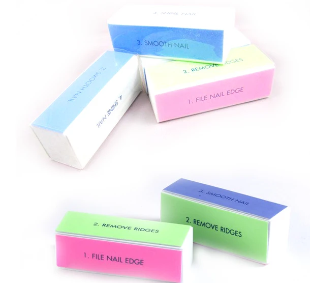 Colorful Shine Buffer Block Nail File Cuboid Acrylic Art Colorful Shine Buffer Block Nail File Cuboid Acrylic Art Tools