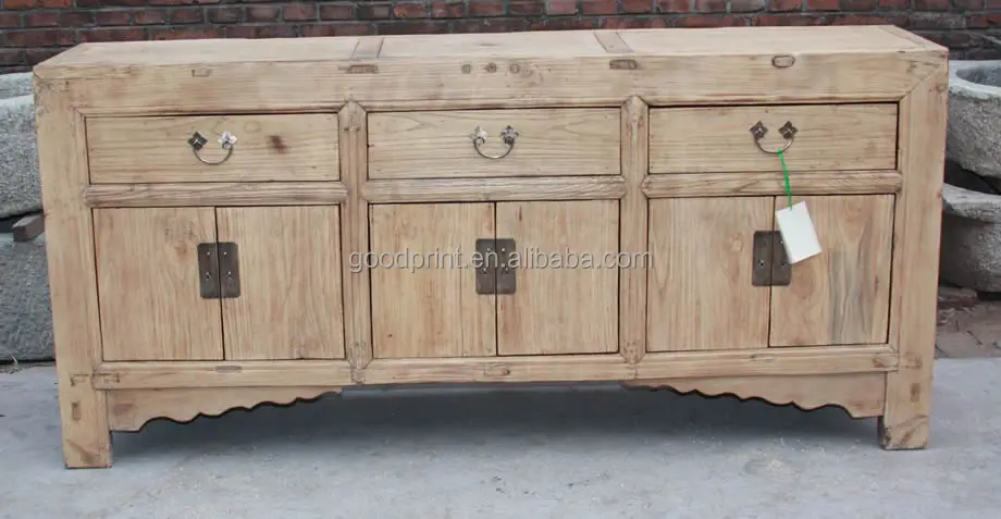 Chinese Antique Elm Long Sideboard Cabinet Asian Furniture Buy