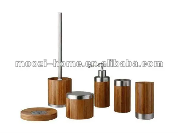 Bamboo Bathroom Accessories Set My Web Value Wood And Bamboo Bathroom Accessories Set Tissue Box Tray