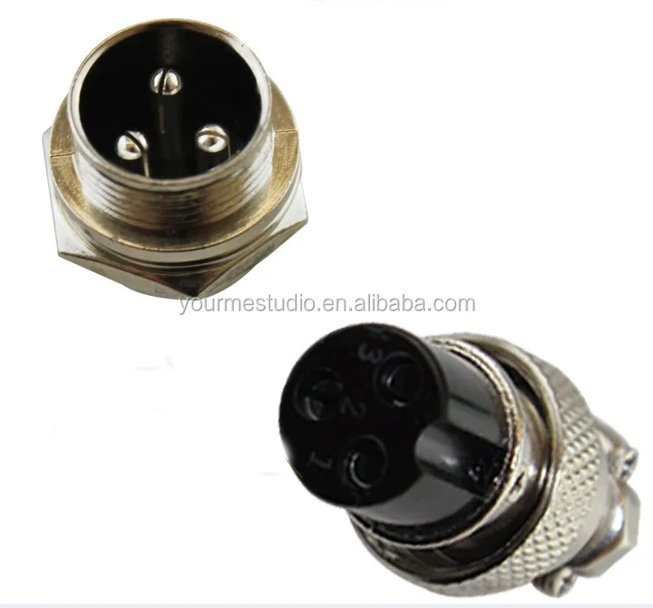 Gx16 Aviation Plug Male Female Panel Power Chassis Metal Connector 16mm Gx16 2 Buy Gx16