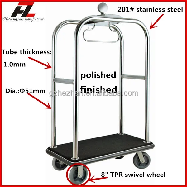 heavy duty luggage trolley