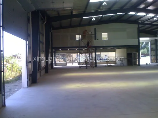 prefab car showroom steel structure warehouse