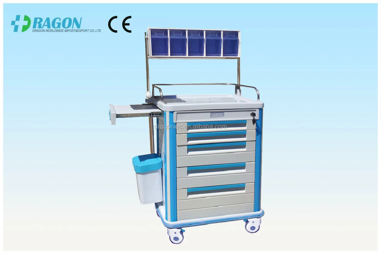 Dwac218 Hospital Linen Carts Medical Trolley Hospital Cart Stainless