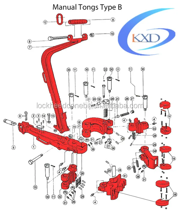 Type B Manual Tong / Drill Pipe Manual Tong / Casing Manual Tong, View ...