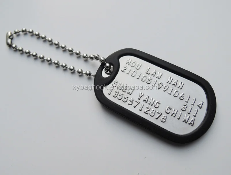 dog tag human necklace