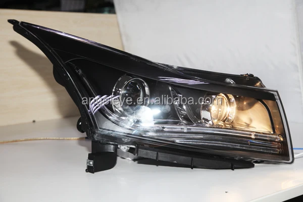 For Chevrolet 2009-2013 Year Cruze Led Strip Head Lights Bi Xenon ...