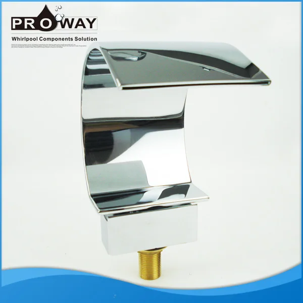 Whirlpool Bathtub Spout Water Ridge Faucet Lavatory Chrome