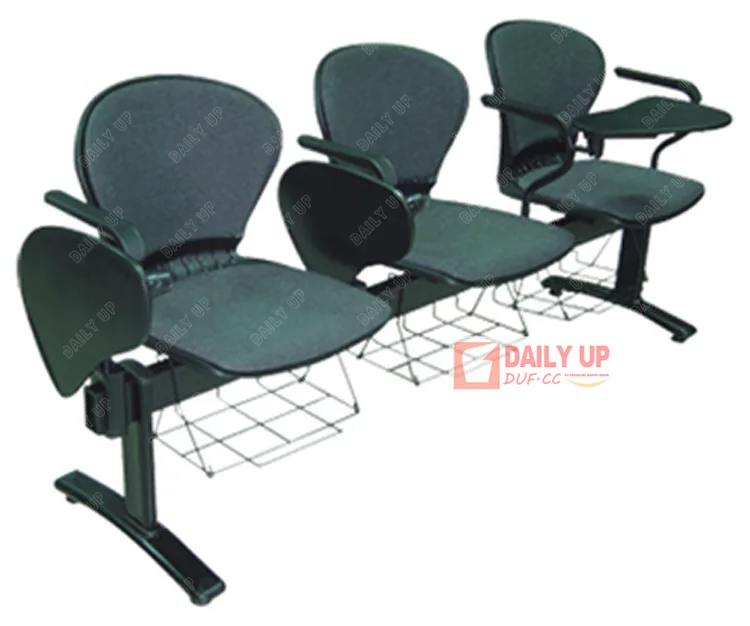 3-seater waiting chair for hospital with armrest auditorium chair theater chair