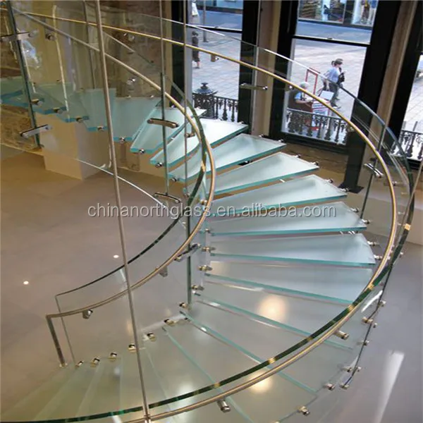 glass stair