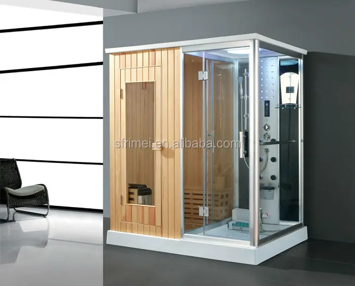 Sala De Sauna Para El Hogar En Seco Húmedo& Sauna Sauna Generador De Vapor  Sauna De Madera Casa De Vapor Cabina De Sauna - Buy Sauna Ducha Sala  Product on 