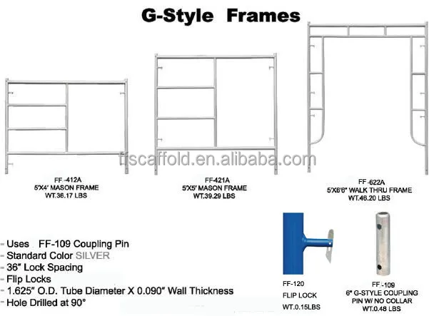 Hot sales scaffold frame made in China