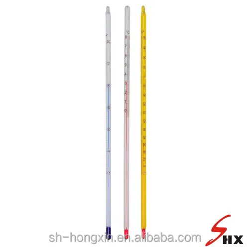 Glass Stick Thermometers 300mm Long Red Spirit Filling Buy Glass