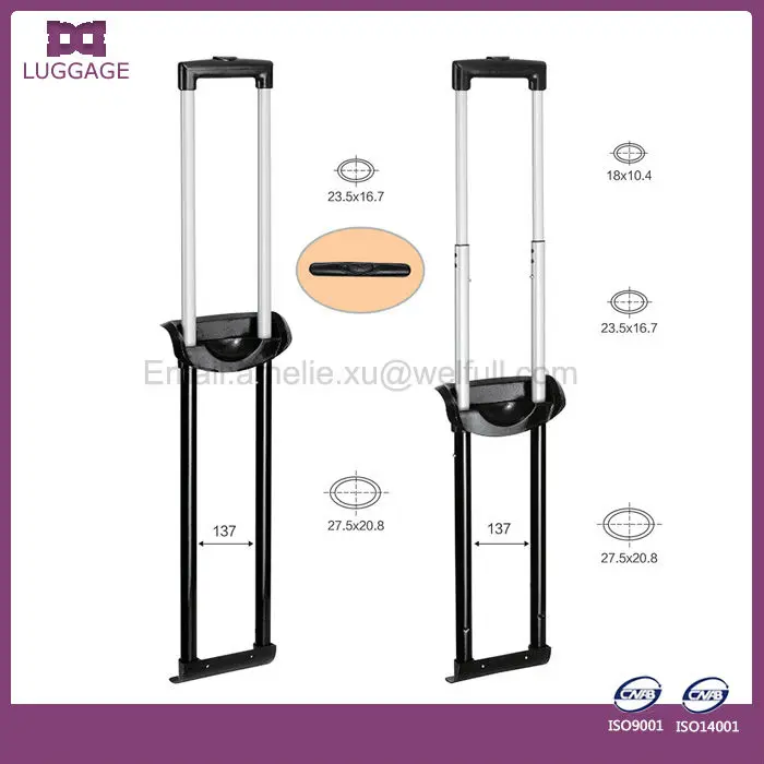 Classical Inner Telescopic Leisure Luggage Handle Parts,Telescopic Suitcase Handle Buy Luggage