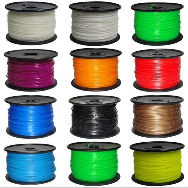 Wholesale Price New Premium Pla Abs Plastic Filament 5kg/roll (11lbs) 1.75mm 3mm For Large 3d