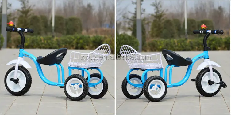 baby tricycle double seat
