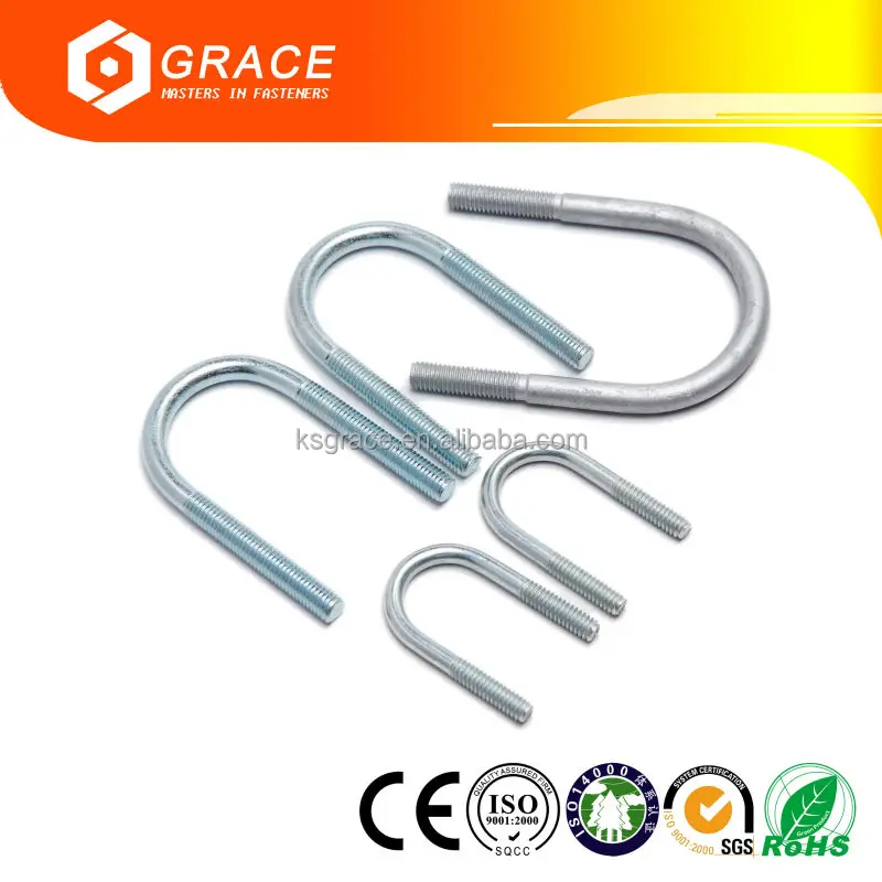 U Bolts Zincplated Ubolt Professional Dimensiones Ushaped Bolt Buy