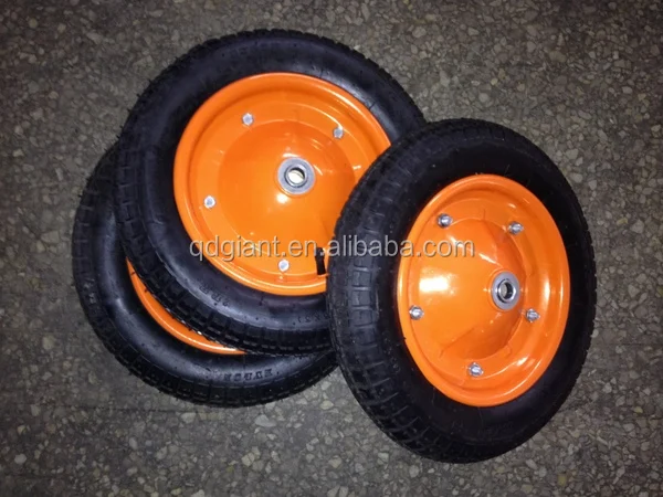 High Quality 3.00-8 Semi Pneumatic Rubber Wheel