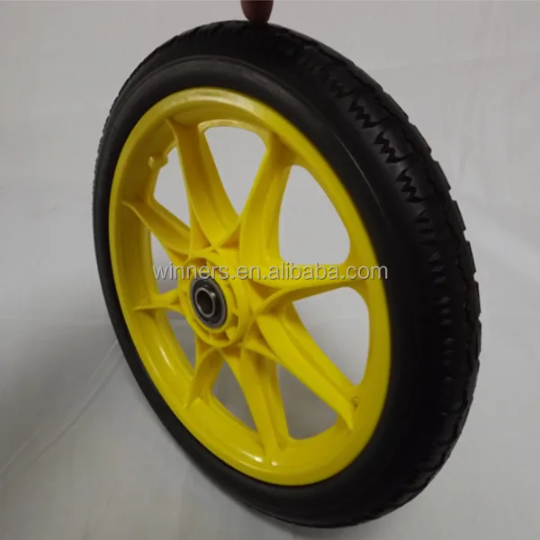 Plastic Spokes Wheel With Air Rubber Tire 12'' Buy 12 Inch Plastic