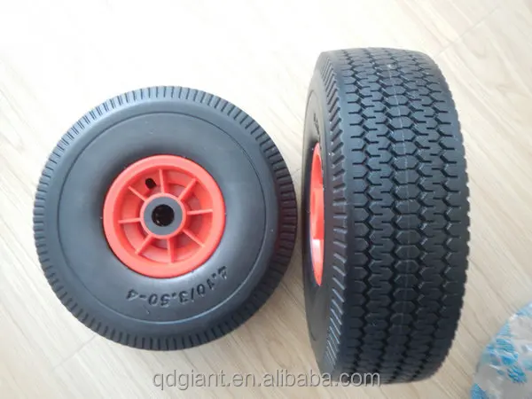 10inch pu foam rubber wheel
