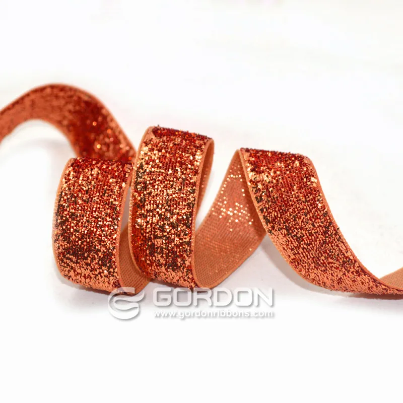 Metallic Ribbon,Gold Color Spark Color Ribbon,Decorative Ribbon Buy