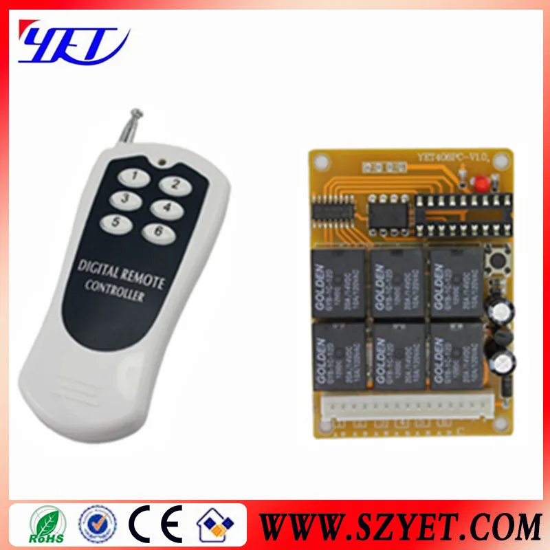 Micro Transmitter And Receiver Rc Yet420pc For Rolling Gate /window