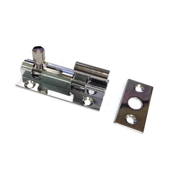 1 Inch Width Brass Door Flush Bolts Solid Brass Sliding Barrel Bolts Brass Gate Latch Types