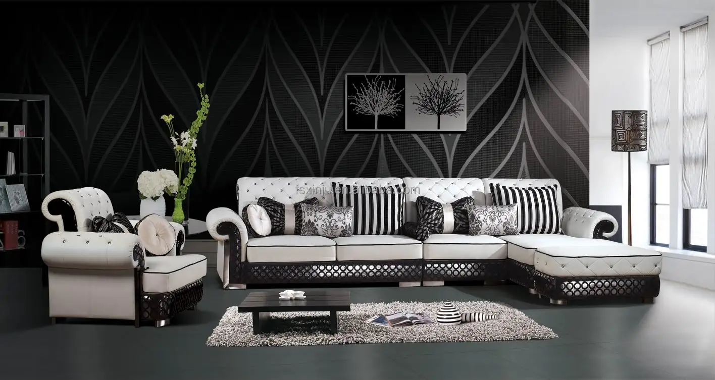 Chesterfield sofa set/luxe italiaanse woonkamer set 112 woonkamer ...