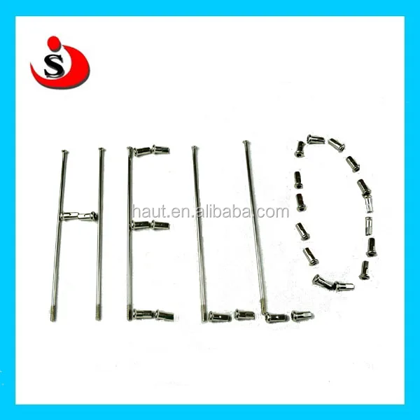 Motorcycle Black Stainless Steel Spokes And Nipples 8g,9g,10g,11g,12g Buy Stainless Steel