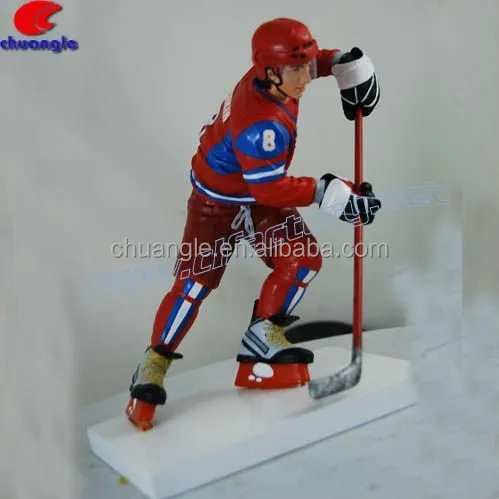 mini hockey player figurines