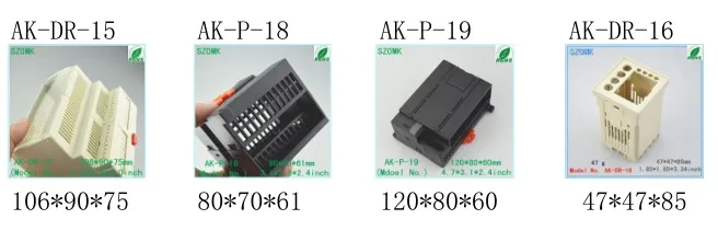Nhà Cung Cấp Trung Quốc Szomk Vỏ Bọc Điều Khiển Công Nghiệp Ray Din Nhựa ABS Nhỏ Cho Thiết Bị Điện Tử